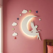 چراغ خواب کودک الیکسار مدل ماه و پری کد L2
