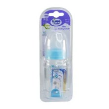 شیشه‌ شیر وی کر مدل دهانه استاندارد طرح پیگ کد B303 حجم 120 میلی لیتر