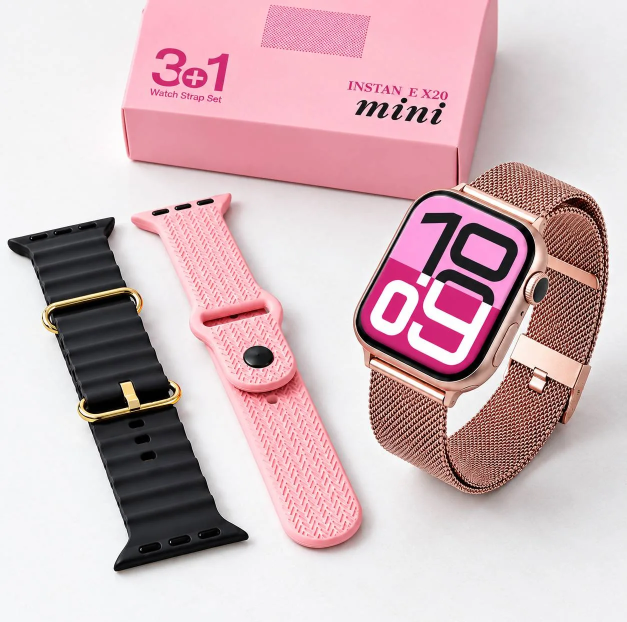 ساعت هوشمند 1.5 اینچی ویسمی مدل x29 mini با بند میلانس