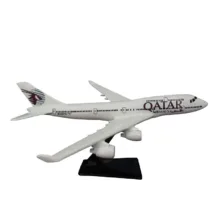 ماکت هواپیما مدل مسافربری بوئینگ 747 طرح هواپیمایی QATAR