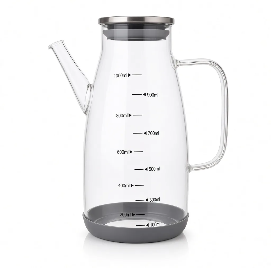 ظرف روغن مدل کریستال سیلیکونی 1000ml