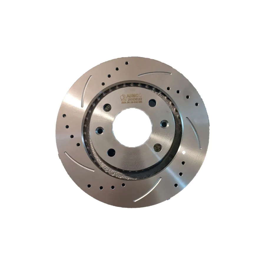 دیسک چرخ جلو آسمکو مدل 1800301X1-2 مناسب برای پژو 206 تیپ5 بسته دو عددی