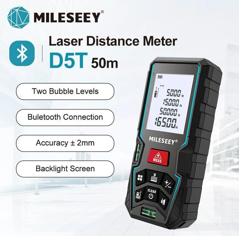 متر لیزری مایلسی مدل D5T-50M