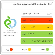 مربا توت فرنگی سحر - 800 گرم