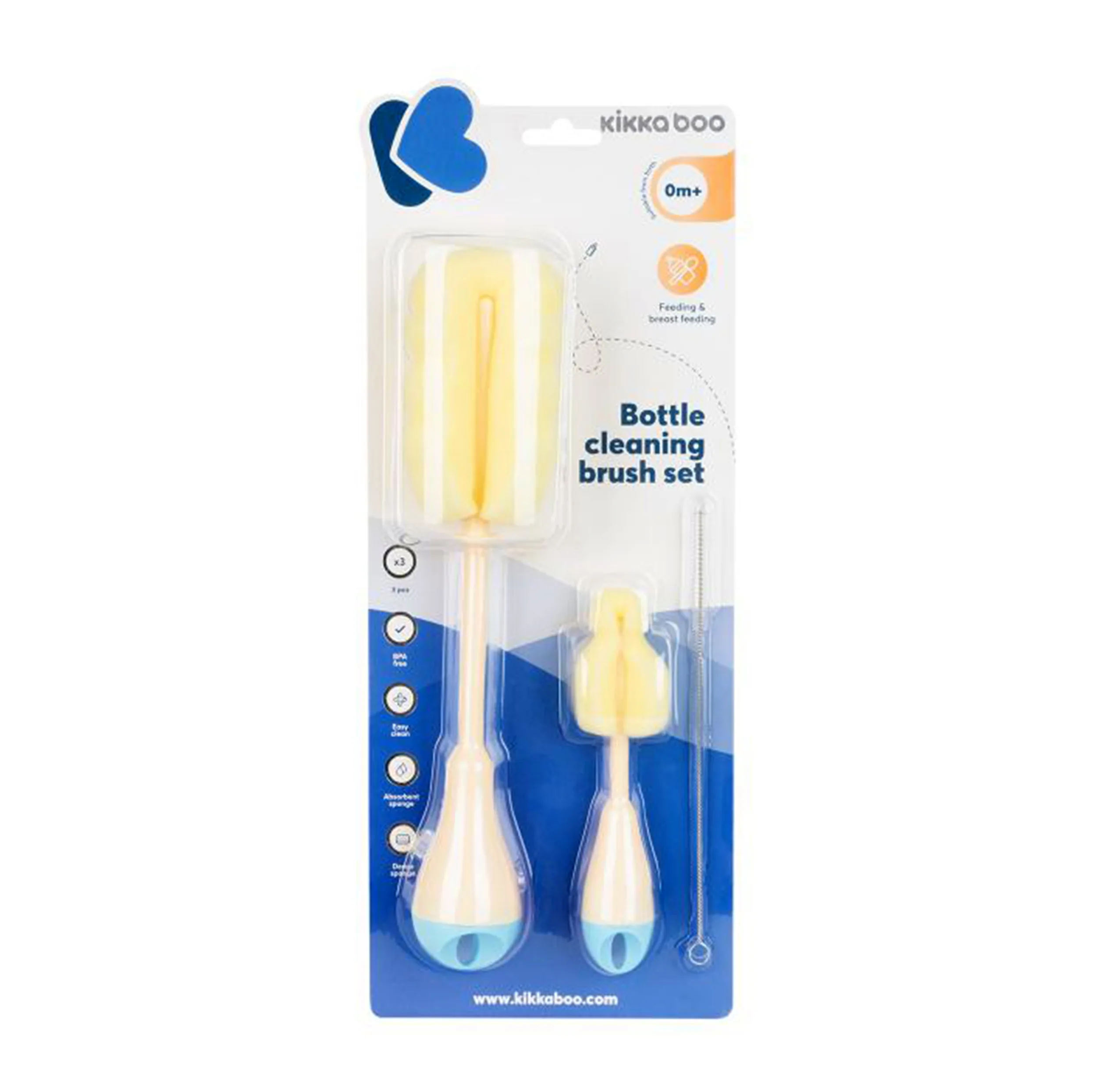 برس شیشه شوی کیکابو مدل kb040045 مجموعه 3 عددی