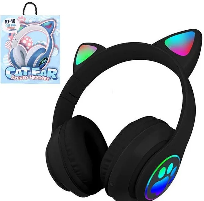 هدفون بلوتوثی طرح گربه ای مدل kt-46