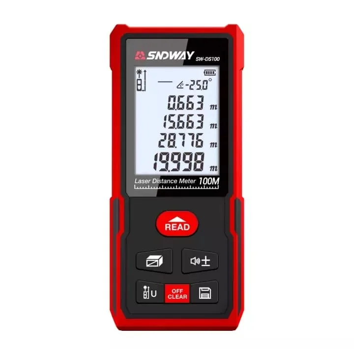 متر لیزری سندوی مدل SW-DS100