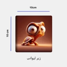 ست ماگ سرامیکی به همراه زیر لیوانی و پدماوس مدل لاک پشت کد 381