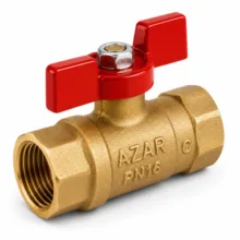 شیر گازی آذر مدل سنگین خروسی 3/4  کد C 101