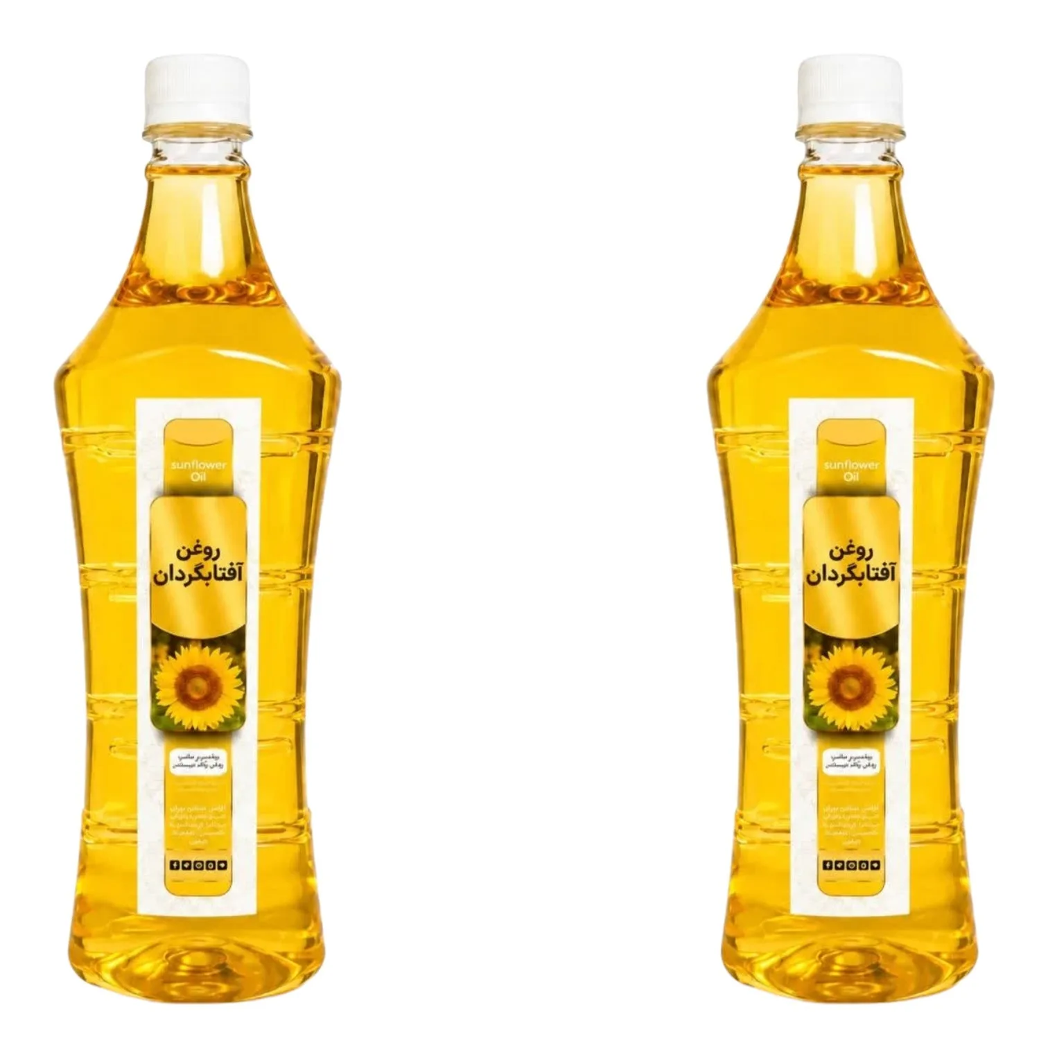 روغن آفتابگردان مایع - ۱ لیتر بسته دو عددی