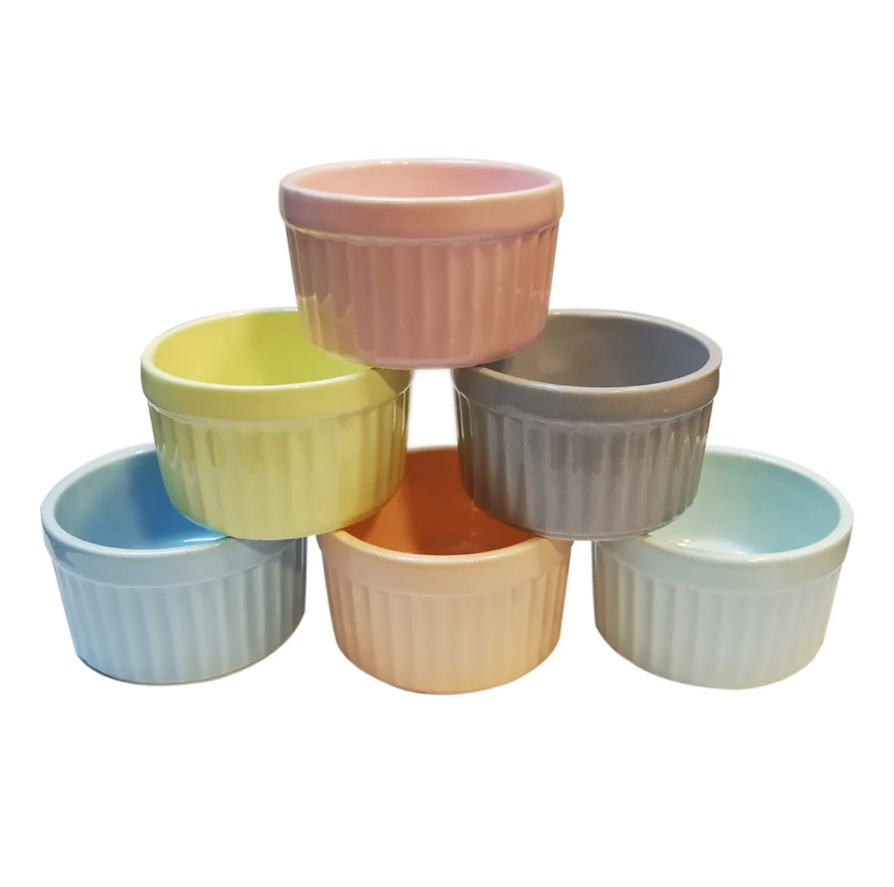 پیاله طرح کاپ کیک کد 2 بسته 6 عددی