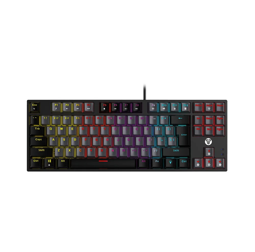 کیبورد گیمینگ فنتک مدل Atom87 MK876V2Blueswitch
