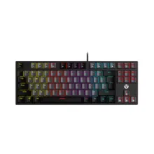 کیبورد گیمینگ فنتک مدل Atom87 MK876V2Redswitch