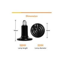 لامپ گرمایشی 200 وات مدل emitter پایه E27