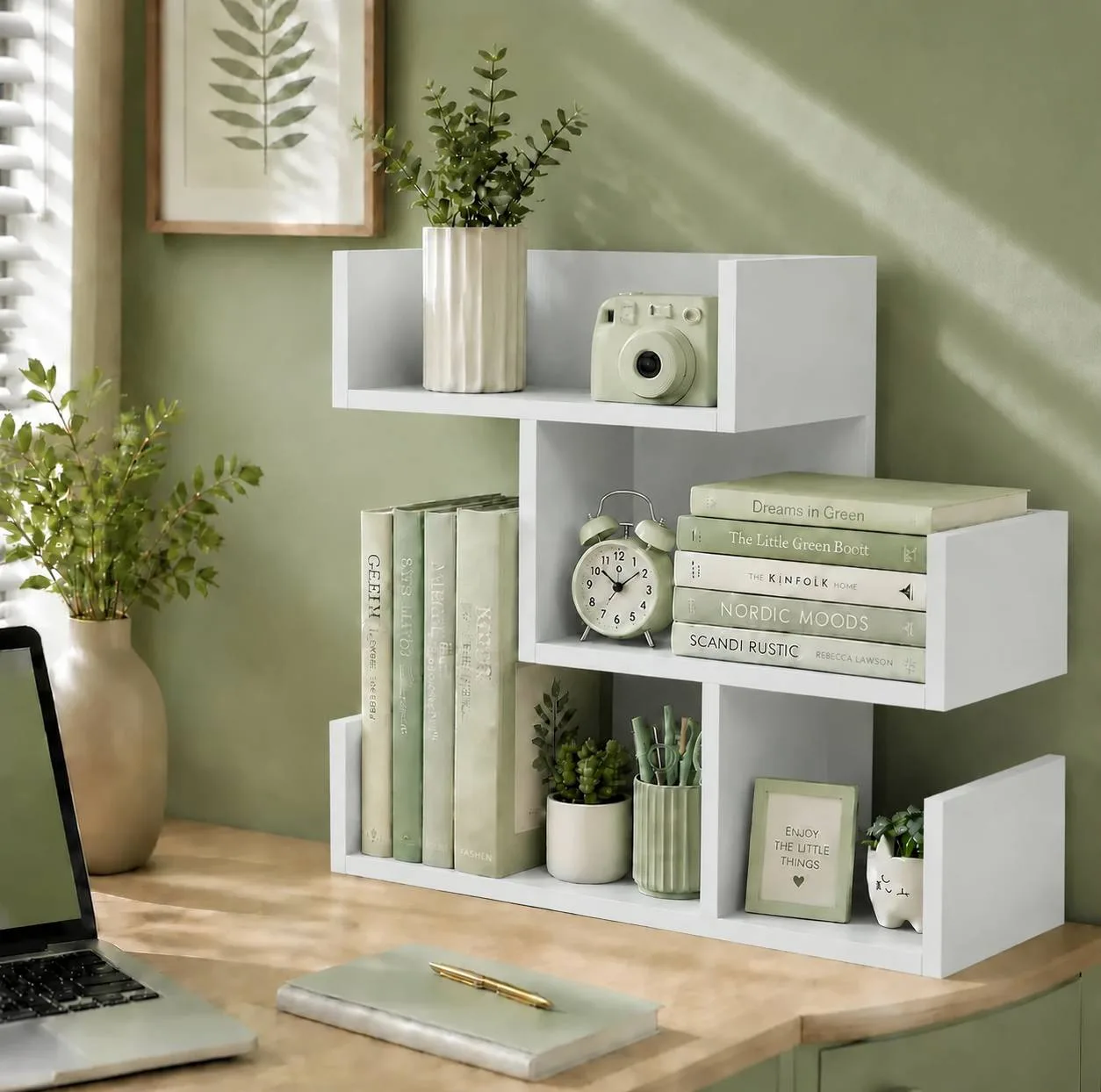 کتابخانه رومیزی سه طبقه سیماژ مدل CZ1014