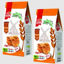 بیسکویت رژیمی بدون شکر با موسیر فلفلی اورنگ – 200 گرم بسته 2 عددی