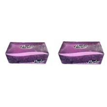 دستمال کاغذی 150 برگ پاپیا مدل box 4747 مجموعه 2 عددی