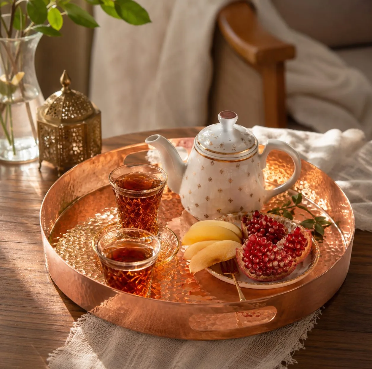 سینی مسی مدل گرد کد ZH413.1