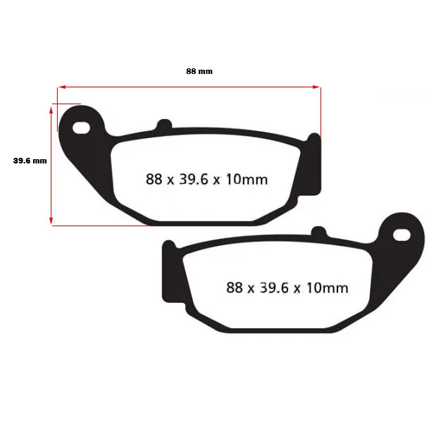 لنت ترمز عقب موتور سیکلت مدل GSX-R150F مناسب برای سوزوکی