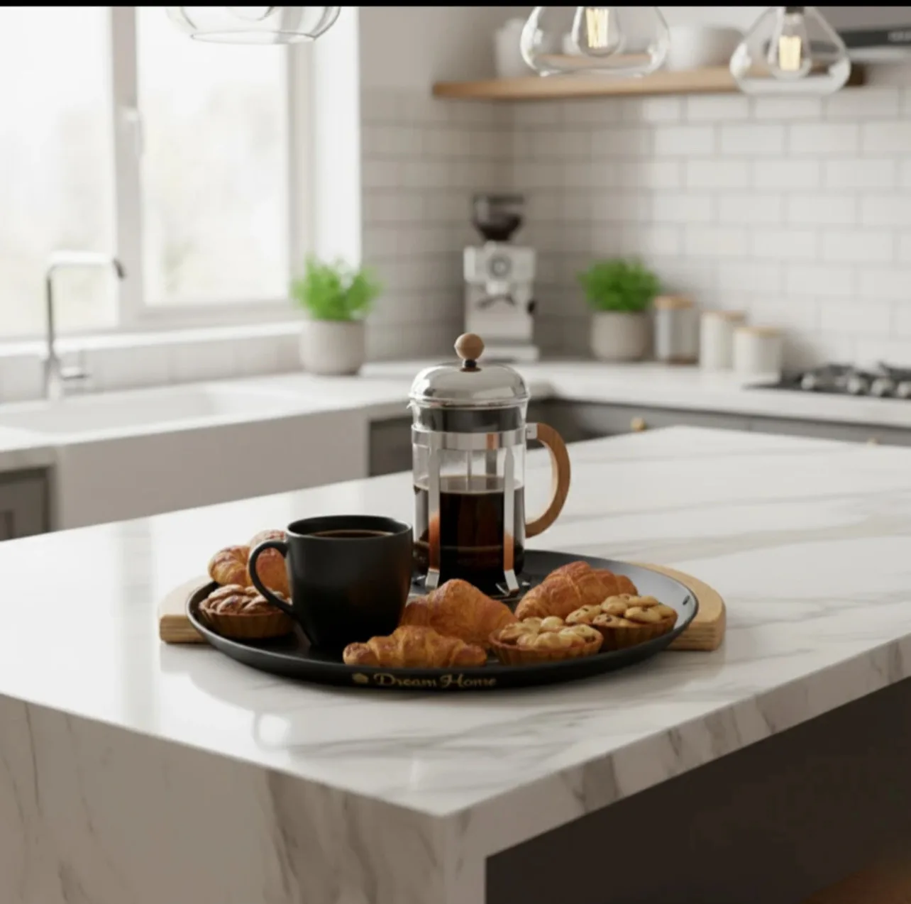 سینی دسته دار مدل MN-600 بسته 2 عددی