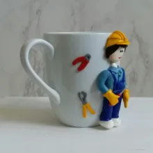 ماگ سرامیکی مدل عروسکی پسرونه کد L809