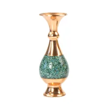 گلدان فیروزه کوبی صنایع دستی اریسا مدل بسته بندی کد 25