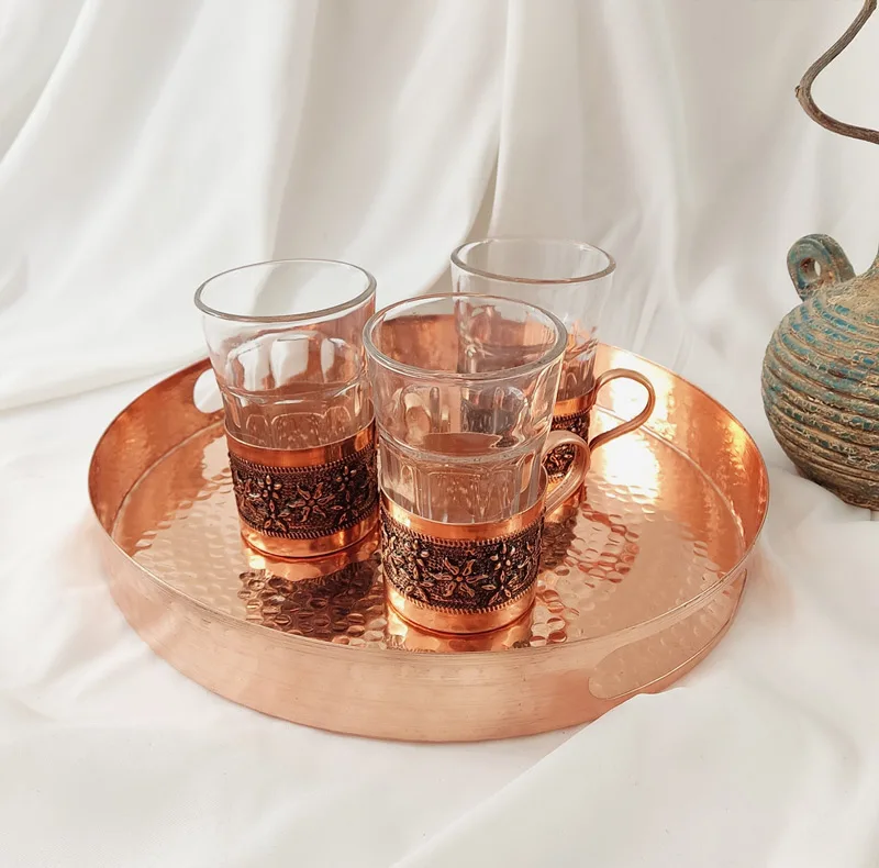 سینی مسی مدل گرد کد ZH413.1