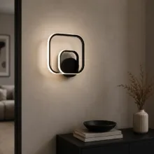 دیوارکوب 1 شعله نور از ما رشکان مدل square