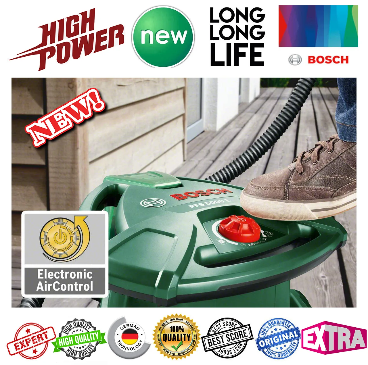 پیستوله برقی بوش مدل PFS 5000 کد All Paint/Advanced