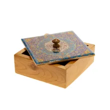 شکلات خوری چوبی داتینو مدل باغ گل شاه عباسی