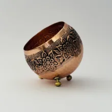 کاسه مسی مدل گوی سه پایه کد ZH245.6