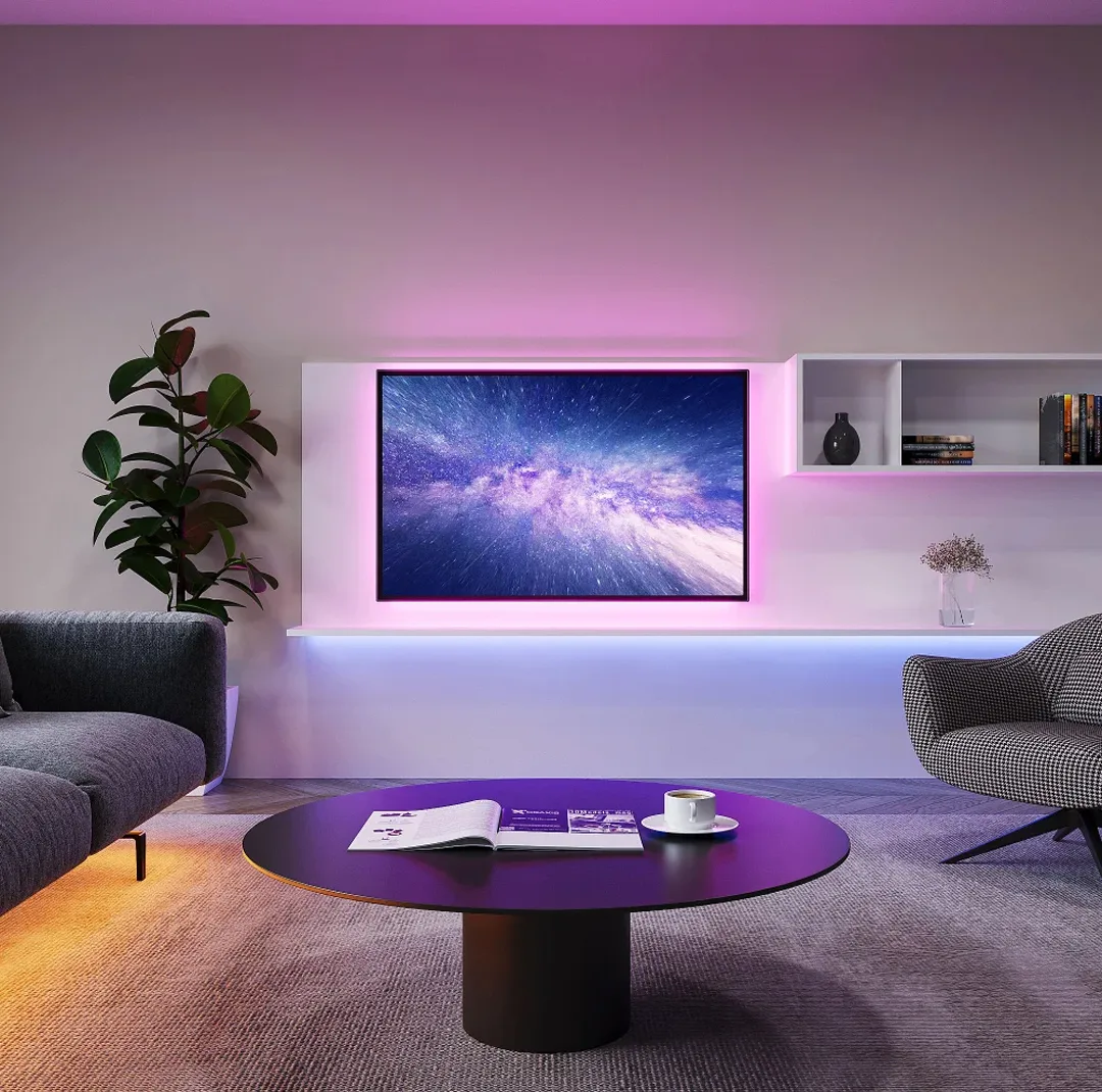 ریسه ال ای دی مدل RGB مولتی کالر بک لایت طول 3 متر