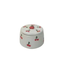 سرویس چای خوری سه پارچه یک نفره مدل گیلاس