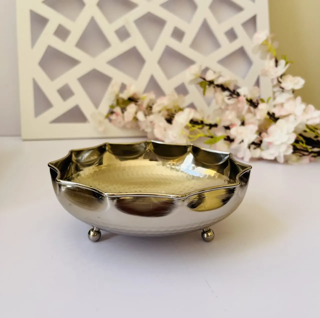 شکلات خوری مسی مدل خورشیدی کد ZH403.1