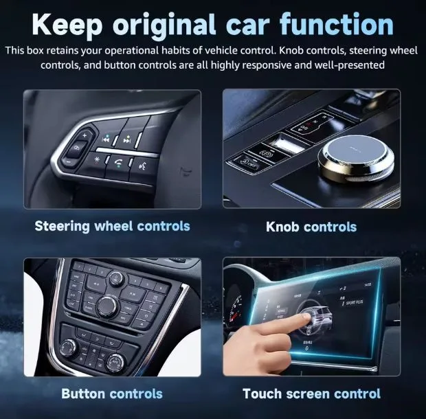 کارپلی و اندروید اتو مدل Wireless P9593 Carplay/Android Auto به همراه مبدل USB به USB-C