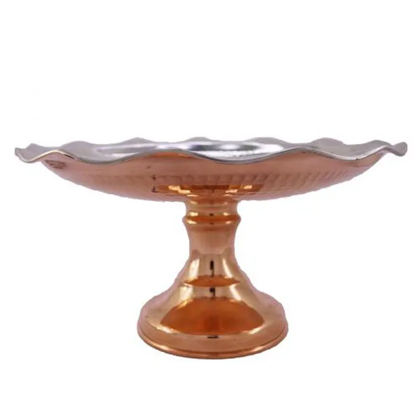 شیرینی خوری مسی مدل خورشیدی کد ZH120.3