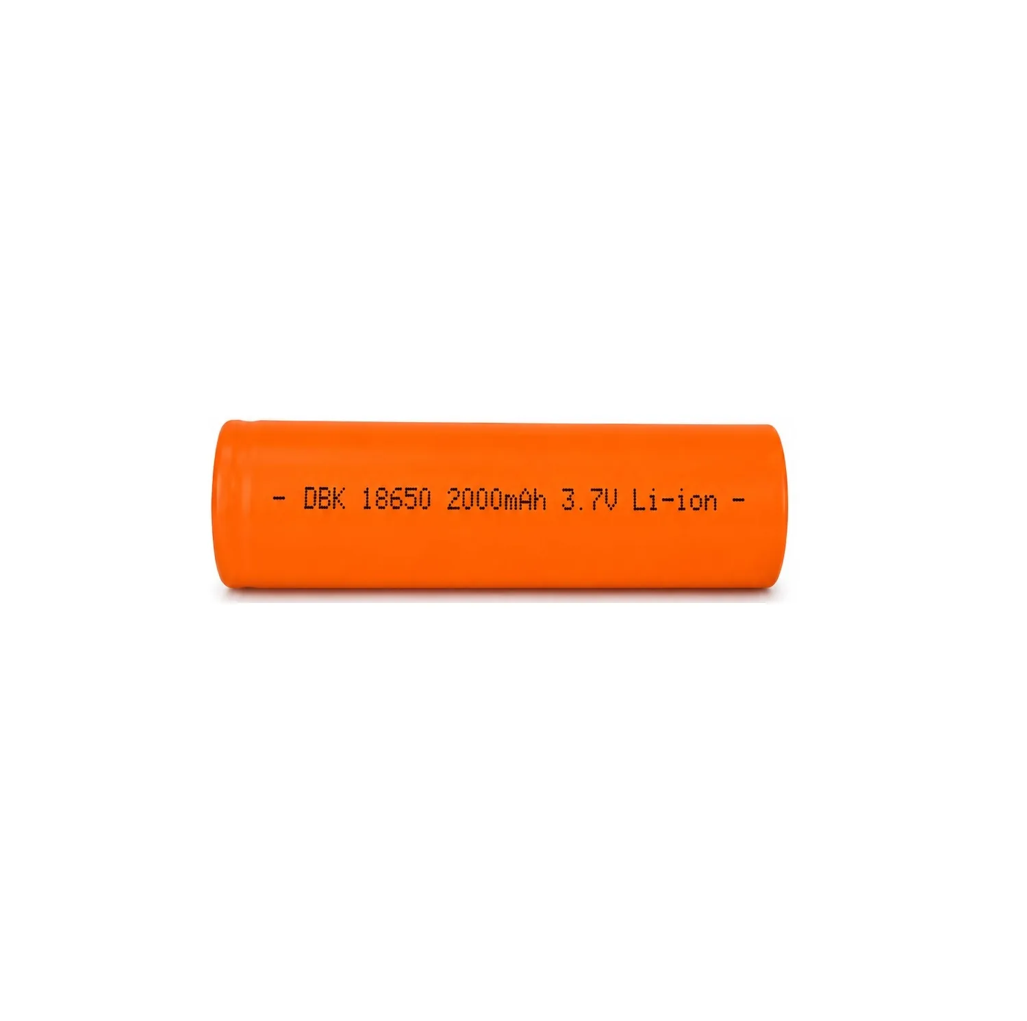 باتری لیتیومی دی بی کی مدل DBK 18650 2000mAh 3.7V LI-ION ظرفیت 2000 میلی آمپر ساعت