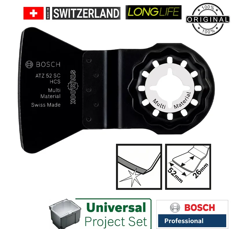 تیغ اره همه کاره بوش مدل Universal Starlock 12Pcs کد 2609256F49 مجموعه 12 عددی
