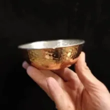 پیاله مسی مدل چکشی کد ZH03.3