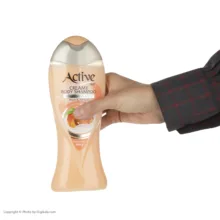 شامپو بدن کرمی اکتیو مدل Peach And Almond مقدار 400 گرم