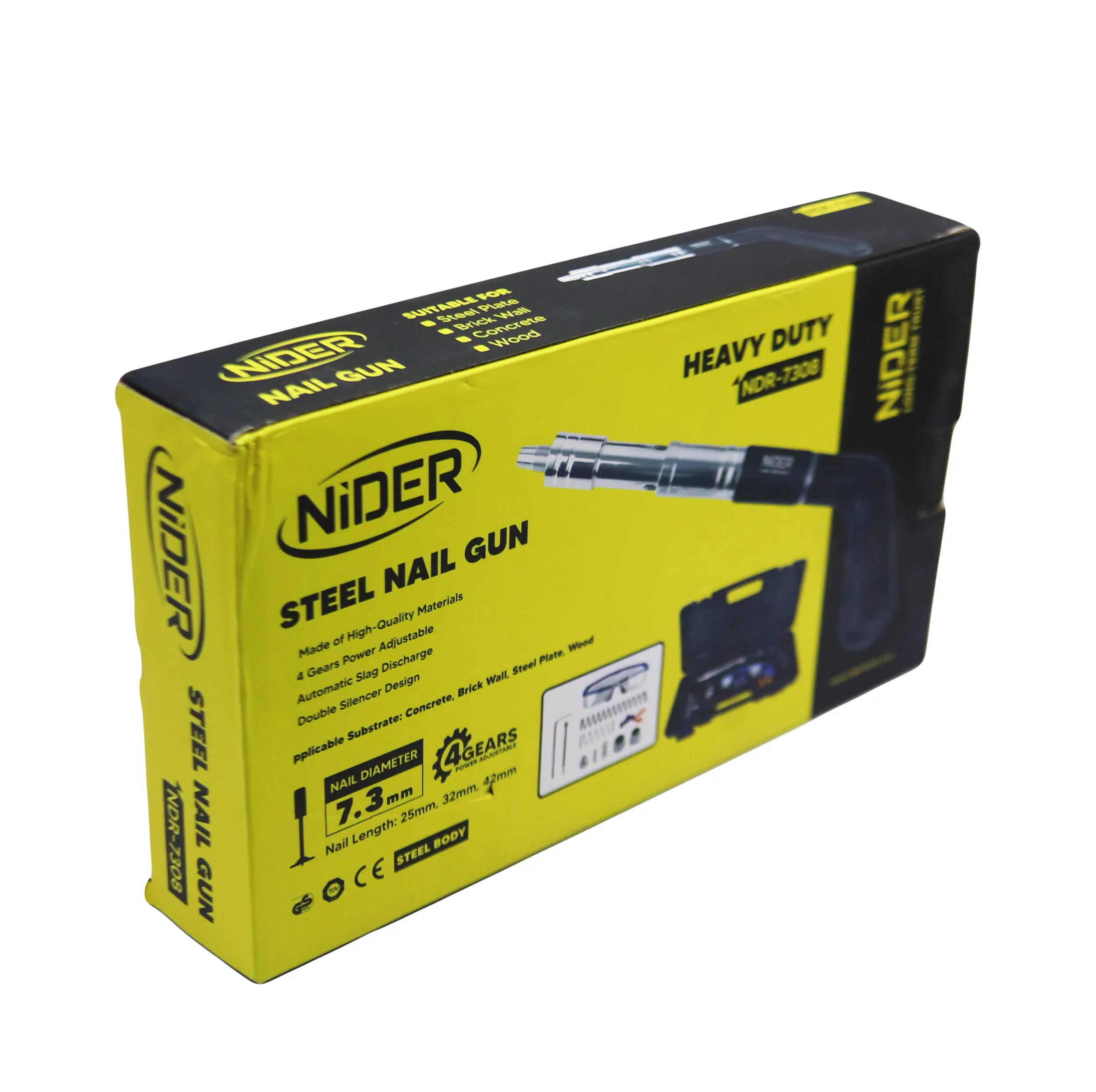 میخ کوب دستی نیدر مدل تفنگی کد YP-NDR-7308-7.3mm