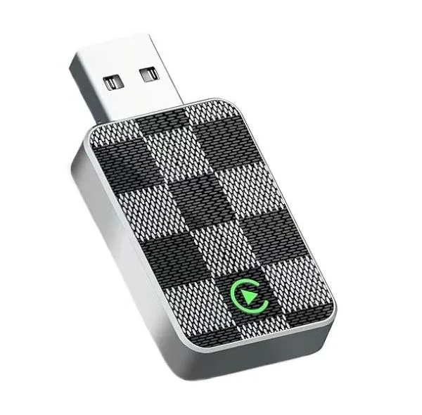 کارپلی و اندروید اتو مدل Wireless CarPlay/Android Auto به همراه مبدل USB به USB-C و کابل افزایش طول USB