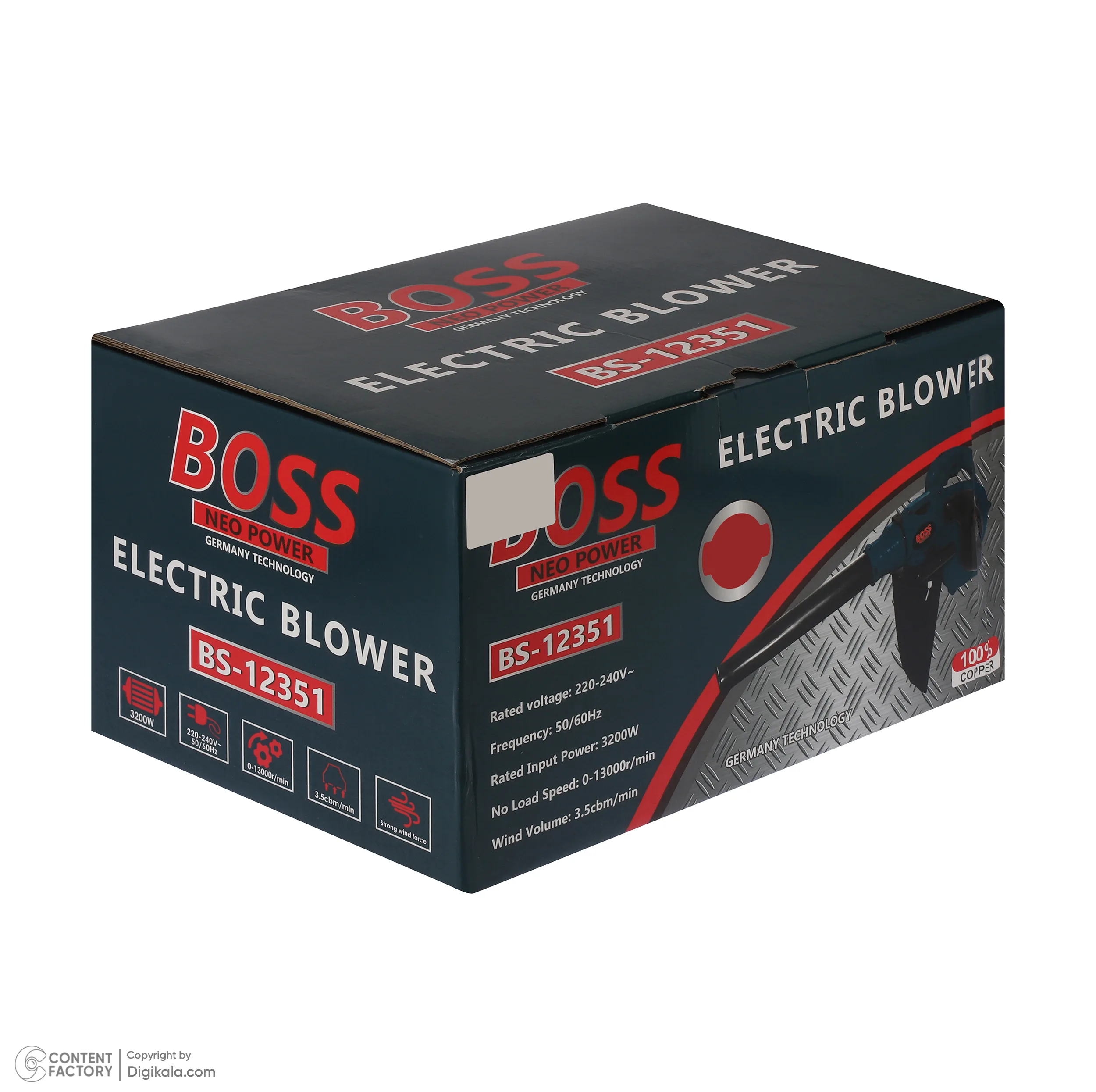 دستگاه دمنده و مکنده 3200 وات باس مدل BS-3501