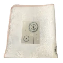 سفره 6 نفره مدل رویال طرح گیپور سایز 140×100 سانتی متر