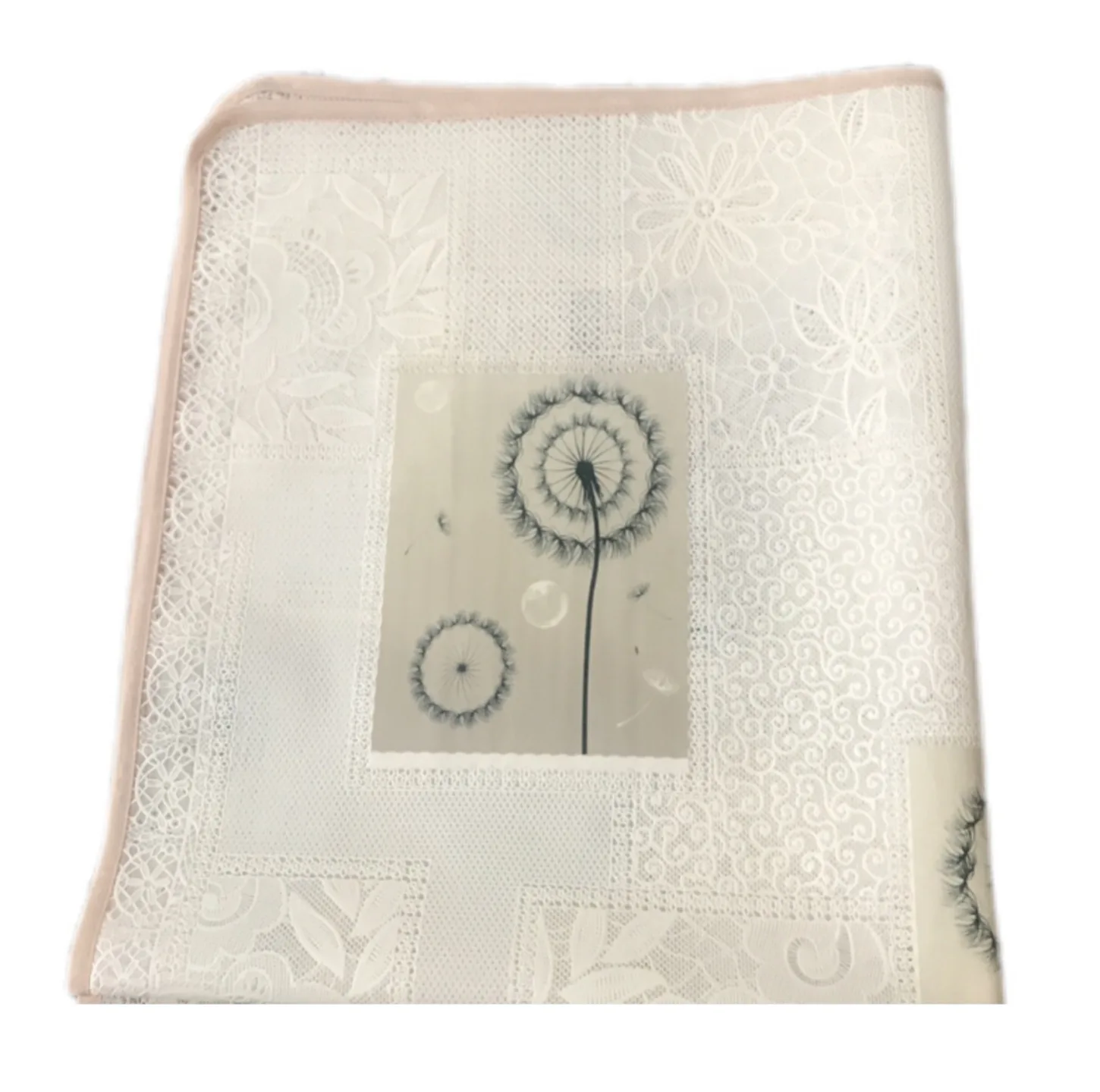 سفره 6 نفره مدل رویال طرح گیپور سایز 140×100 سانتی متر