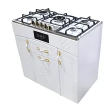اجاق گاز 5 شعله هاکان مدل اجاق گاز چهار درب صفحه استیل اپکسی کوهان دار با ترموکوپل