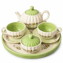 سرویس چای خوری ۷ پارچه ۲ نفره مدل روژان کد 101