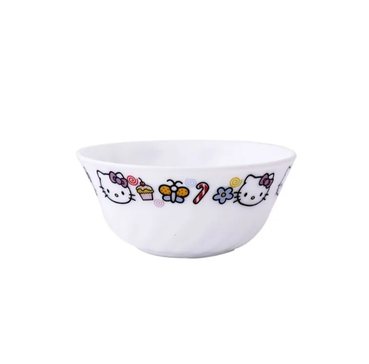 سرویس غذاخوری 5 تکه کودک پارس اوپال طرح کیتی کد 653