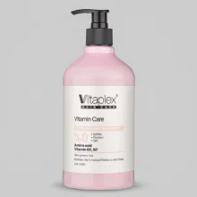 شامپو مو ویتاپلکس مدل Vitamin Care 01 حجم 500 میلی‌لیتر مناسب موهای خشک و معمولی، نرم‌کننده، مرطوب‌کننده، تقویت‌کننده، ترمیم‌کننده، براق‌کننده و ضد وز
