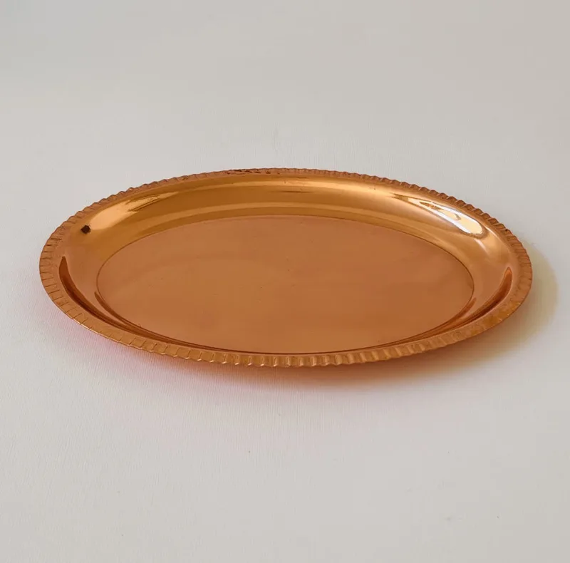 سینی مسی مدل بیضی کد ZH377.2